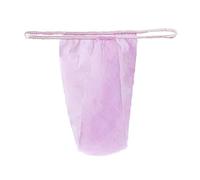 QOTSTEOS 100 bragas desechables de tela no tejida, tangas en T suaves para mujer, spa, belleza desechable en T, tangas bronceadoras, rosa, Talla única