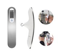 QOTSTEOS Báscula de arco digital, 110 lbs de arco, Object223; báscula de bozen recurve con pantalla LCD, acero inoxidable, libra de arco, báscula de caza g Gep228 (plata)