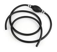 QOUBNIC Bomba Manual de Combustible, Bomba Gasolina Sifón con Bomba de Transferencia con 8mm x 1,9m Manguera de Goma para Automóviles Barco Cortadora De CéSped