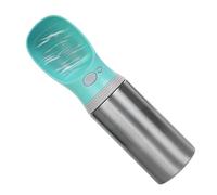 Qoukonao Botella de agua para perros, a prueba de fugas, 400 mililitros, botellas de agua para perros, a prueba de fugas, accesorios para viajes, verano, camping, senderismo, viajes, mochila para el