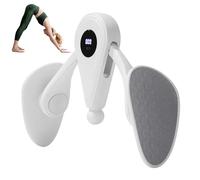 Qoukonao Entrenador de muslos | Máquina de fortalecimiento y moldeo | Entrenador de suelo pélvico portátil para mujeres con contador de pantalla, para mujeres, entrenamiento en casa, yoga, pilates