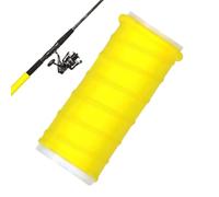 Qoukonao Envoltura de mango de encogimiento frío, manguera texturizada antideslizante de silicona, aislante impermeable caña de pescar mango, adecuado para cañas de pescar, raquetas, herramientas