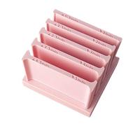 Qoukonao Juego de rollos de perlas de arcilla, control preciso, 5 tamaños con base de almacenamiento, juego de rollos de tiras de arcilla, para decoración del hogar, proyectos de manualidades