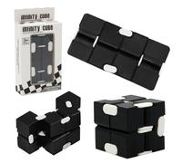 QOWIJEX 1 Pieza Cubo Infinito Fidget Toy para Adultos - Juguete Anti-Estrés y Ansiedad para Oficina - Mini Cubo Mágico para Relajación y Concentración
