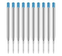 QOWIJEX 10 Piezas Recambios para Bolígrafos, Recargas de Tinta Recambio Para Bolígrafo de Punta Fina Compatibles con Parker Universales para Escritura Suave y Precisa en Oficina Hogar y Escuela