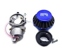 QOWIRUT Carburadores para Moto Carburador con Filtro De Aire De 44 Mm para 47cc 49cc para Minimotos Motos para Cross Quads Karts Motocicletas Inyectores De Carburador(Blue)