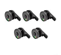 QOXEZY 5 cerraduras indicadoras de puerta, perno indicador, cerradura de puerta vacante para baño, privacidad, inodoro, ducha, privacidad, pestillo de puerta, 53 mm