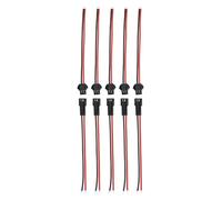 QOXEZY 5 pares de bloques de terminales M5 de alta corriente 40 A 250 V CA postes de unión de latón para máquinas de soldar, generadores de carga, paneles solares, caravanas, barcos