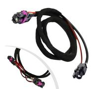 QOXEZY Adaptador de cable LVDS de 4 + 2 pines A hembra a hembra, arnés negro de 80 cm para audio y vídeo en el coche, GPS, TPMS, compatible con BMW y otros vehículos