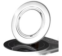 QOXEZY Anillo de vapor de acero inoxidable, estante redondo para estufa eléctrica y vaporizadores, apto para vaporizador de 18 cm a 30 cm de diámetro, soporte estable, fácil de limpiar (A)