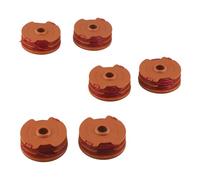 QOXEZY Bobina para Worx WA0007, compatible con WG105 WG106 WG108 WG109 WG112 WG113 WG115 WG116 WG117 WG118 WG119, paquete de 6 bobinas de repuesto para recortadora de hilo