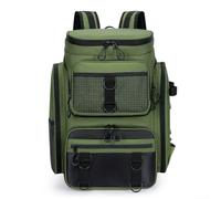 QOXEZY Bolsa de aparejos de pesca con correas cómodas para un fácil transporte en senderos, como lo muestra la imagen, Green