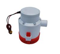 QOXEZY Bomba de achique sumergible de 3500 GPH 12 V/24 V 160 W para agua de aguas residuales de yates marinos con elevación de 8 m, construcción ABS