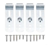 QOXEZY Clips de montaje para lavavajillas, DD94-01002A, soporte para lavavajillas con tornillo de montaje, kit de montaje para electrodomésticos de cocina para una fijación segura, repuesto para