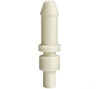 QOXEZY Conector de repuesto para cafetera espresso, para compatibilidad de manguera de 4 x 8 mm, diseño de púas mejorado, baja resistencia recta, instalación sin herramientas, camino de flujo suave