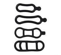 QOXEZY Correa elástica de silicona para montaje en manillar de bicicleta, accesorios de ciclismo, luces, cronómetros, kits de neumáticos, bombas, para bicicleta de montaña, bicicleta de carretera