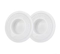 QOXEZY Cubierta para batidora Bowl-Lift de 5.5 a 6 cuartos de galón, ABS blanco para protección contra salpicaduras antiderrames, accesorios para batidora de pie