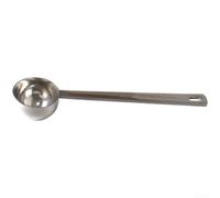 QOXEZY Cuchara de café de acero inoxidable 304, cuchara de medición precisa para café, especias, ingredientes culinarios secos, capacidad de 15 ml y 30 ml con agujero para colgar para un fácil