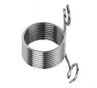 QOXEZY Dedal de tejer de acero inoxidable con guías de hilo dobles para una tensión constante y un ajuste cómodo, reduce la tensión del dedo índice para una artesanía eficiente (grande)