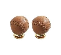 QOXEZY Estilo de tenis de aleación de zinc de un solo agujero, ideal para el hogar y uso diario, con cuero y tamaño sólido, 27 x 34 mm, adecuado para operaciones diarias con mantenimiento simple y