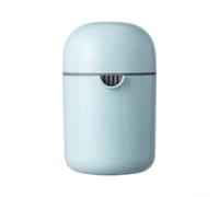 QOXEZY Extractor manual de jugo para pequeñas frutas cítricas, limón, mandarina, para construcción de cuerpo de polipropileno, 8 aletas de corte verticales agujeros de fuga de agua, compacto y