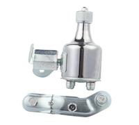 QOXEZY Generador de dinamo de CA para bicicleta con carcasa de aluminio de 10,5 x 5 cm, potencia impulsada por fricción para luces delanteras/traseras, solución ecológica para iluminación de