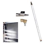 QOXEZY Herramienta portátil de limpieza de radiador de 4500 PSI con eje flexible de 60 cm y conector giratorio de 180° para descarga de radiador, compatible con la mayoría de lavadoras a presión