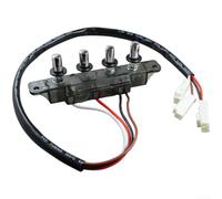 QOXEZY Juego de botones de interruptor para paneles de control de campana extractora, diseños de terminales típicos a juego y perfiles de accionamiento, para ajuste de ventilador multifunción y