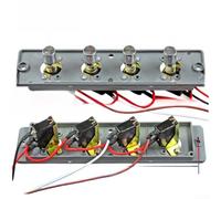 QOXEZY Juego de botones de interruptor para paneles de control de campana extractora, diseños de terminales típicos a juego y perfiles de accionamiento, para ajuste de ventilador multifunción y