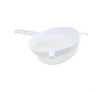 QOXEZY Juego de tamices de harina para hornear, filtro de mano para cocina, funciones de filtrado de aceite de tamizado, varios tamaños 7 cm, 12 cm, 15 cm, 18 cm (18 cm)