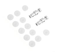 QOXEZY Juego de válvula flotante y tapón para olla a presión eléctrica Midea, regulación de presión, sello de seguridad para cocinar sin fugas, construcción de metal plateado, fácil instalación