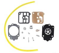 QOXEZY Kit de juntas de reparación de carburador, juego de reconstrucción de membrana de carburador con manguera para Sachs Dolmar 112 113 114 116 117 119 120 recortadoras de césped piezas de motor