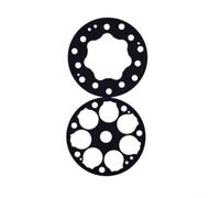 QOXEZY Kit de placa de válvula de compresor de CA de acero para modelos 7H15 709, juego de juntas de alta resistencia y válvula de lengüeta para reparación y servicio de revisión de aire acondicionado