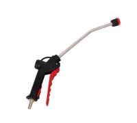 QOXEZY Lanza de espuma de acero inoxidable con cera y spray de agua para limpieza de coche, riego de jardín y refrigeración al aire libre, 37 cm o 46 cm de longitud, negro y rojo