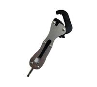 QOXEZY Llave ajustable autoajustable para espacios reducidos, ideal para el hogar, compacta y ajustable, hecha de acero inoxidable que añade versatilidad a tu kit de herramientas