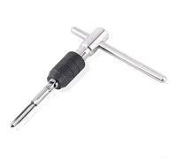 QOXEZY Llave de trinquete ajustable con una sola mano con mango en T para trabajo de rosca de máquina con agarre ergonómico y material de acero fuerte (2 unidades de 5 a 12 mm)