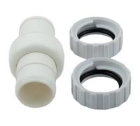 QOXEZY Manguera giratoria 9-100-3002 y tuercas de manguera 9-100-3109 para limpiador de piscinas Polaris 360, conectores de repuesto para 2 mangueras de alimentación, paquete de 1 giratorio + 2