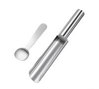 QOXEZY Máquina de albóndigas de acero inoxidable 304 con raspador para carne de res, pollo, pavo y bolas de verduras, mecanismo de liberación fácil, apto para lavavajillas para uso frecuente (1)