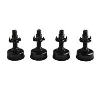 QOXEZY Niveladores Ajustables para Patas de Muebles 3/8, Paquete de 4 Patas niveladoras Resistentes para mesas, Bancos, armarios, Soporte de 1300 Libras, con Almohadillas de Fieltro