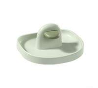 QOXEZY Organizador de pato para encimera de cocina para tapas de ollas, espátulas, cucharas, palillos, con bandeja de goteo, construcción de plástico suave, base estable para estufa, fregadero