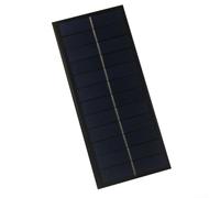 QOXEZY Panel solar 2 5W con salida de potencia eficiente de voltaje de 6 V y 12 V para iluminación de jardín, celdas de polisilicio y tamaño compacto (2,5 W12 V)
