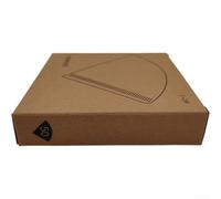 QOXEZY Papel de filtro de café para goteros de cono V60, pulpa de madera natural para una sensación de boca y cuerpo limpios, V01 para 1-2 personas, V02 para 1-4 personas (V02)