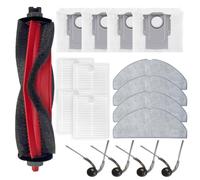 QOXEZY Paquete de accesorios de repuesto para robot aspirador Roborock Q7 M5+ / Q7 TF+ / Q7 L5+ - Cepillo principal, cepillos laterales, filtros, bolsas de polvo, paños de fregona, capacidad de 3,3 L