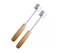 QOXEZY Pelador de mazorcas de maíz de madera y acero inoxidable con diseño de empuje hacia abajo, eliminación rápida y segura de granos de maíz, para cocinar en casa, ensaladas, sopas (2 piezas)