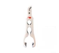 QOXEZY Placa caliente de silicona 3 en 1 con abridor de botellas integrado y función mecánica para cuenco de agarre, vaporizador de platos, herramienta de cocina resistente al calor (blanco)