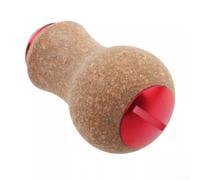 QOXEZY Pomo ligero para mango de carrete de pesca para DAIWA, diseño de madera de corcho de goma suave en forma de calabaza (rojo)