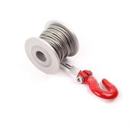 QOXEZY RC Crawler Winch Drum 25T Rueda de aluminio para 1/10 Actualización de coche Simulación Sistema de Tracción Parte