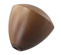 QOXEZY Reemplazo manual de la cabeza del molinillo de café hecho de madera de nogal para montaje de eje de 6 mm en herramientas de molienda