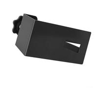 QOXEZY Soporte de montaje de puerta de caja de bloqueo ajustable, colgador de puerta de acero inoxidable con espuma EVA para cajas de llaves de seguridad, se adapta a puertas de 0.59 a 2.25 pulgadas