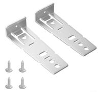 QOXEZY Soporte de montaje para lavavajillas WD01X21740, compatible con Hotpoint, para GE, para Kenmore, acero inoxidable Fix Tilting Shaking Noisy Latching